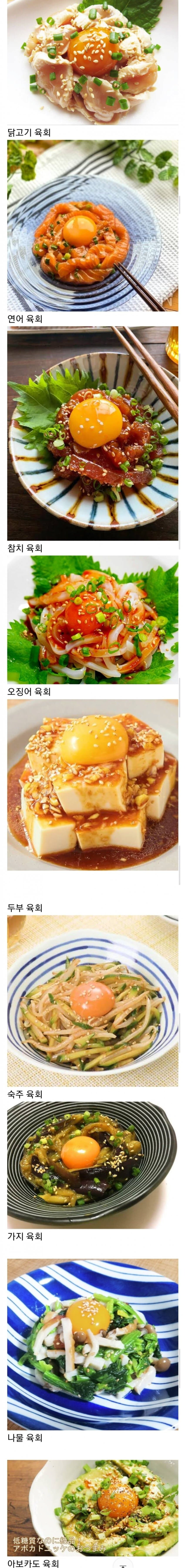 일본에서 발전한 한국의 육회