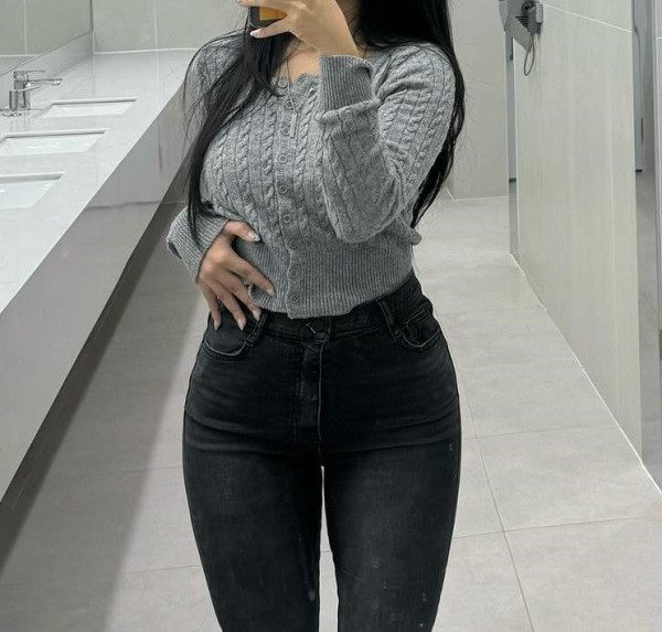 청바지핏 지리는 누나