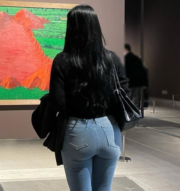 청바지핏 지리는 누나