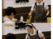 김발도 없이 김밥 말아버리는 신입