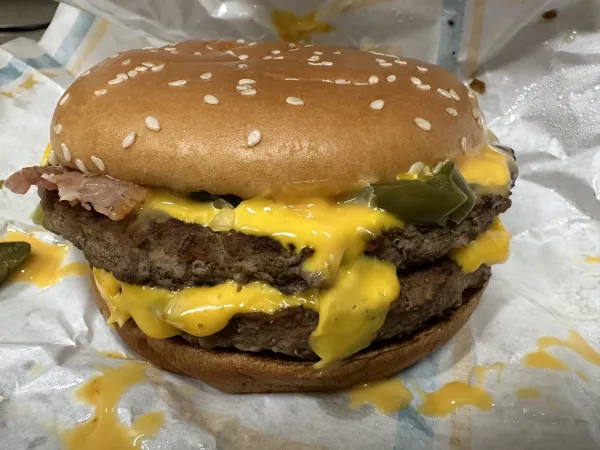 치즈할라피뇨 더블쿼터파운더치즈