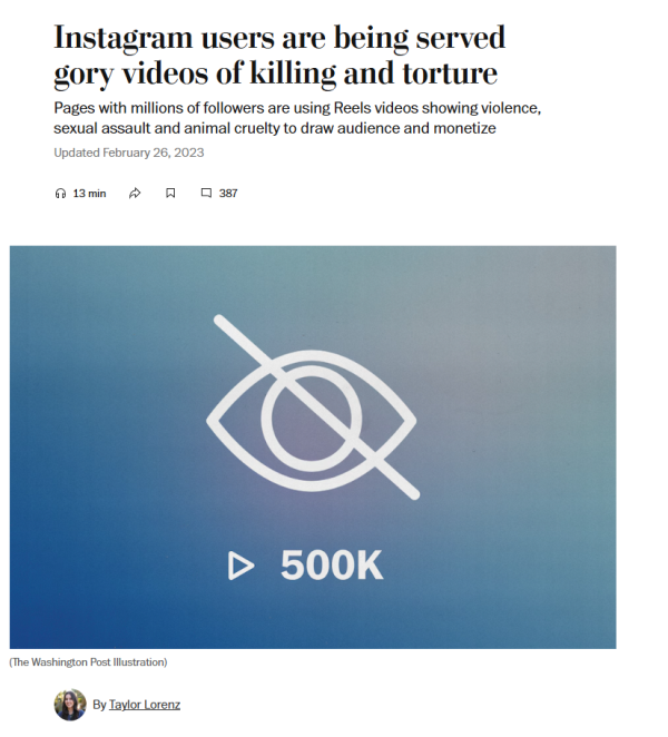 오늘 있었던 인스타 고어물 자꾸 뜨는 이슈