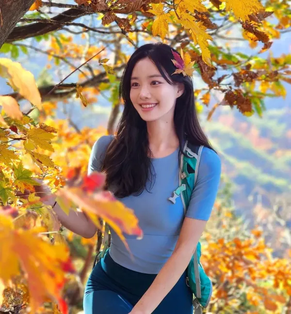 등산을 좋아하신다는 누나