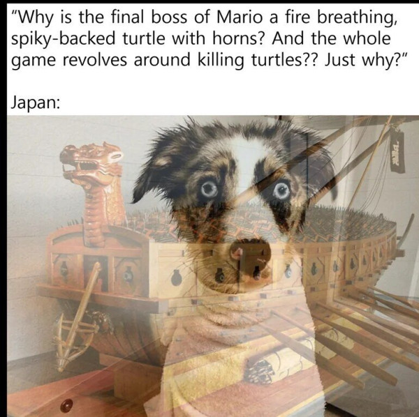 ??? : 왜 슈퍼마리오 쿠파 등껍질은 뾰족하지?