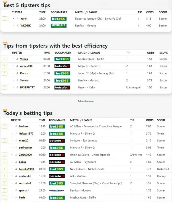 2025년2월18일 해외토탈베스트픽 해외스포츠중계 올스티비