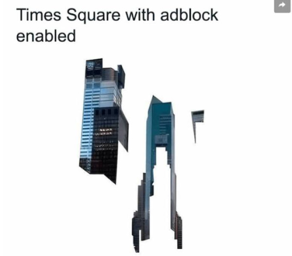 타임스 스퀘어 w/애드블록...