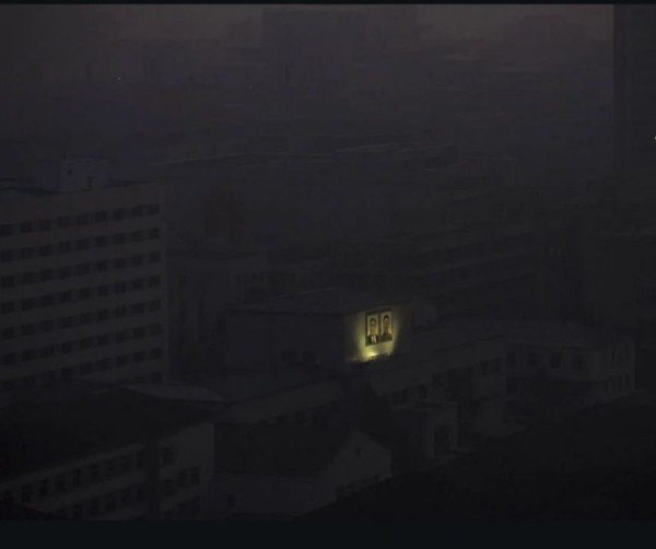 평양의 저녁 9시 거리 풍경,,,,