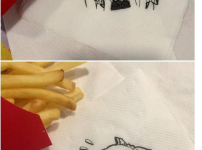 맥도날드에 간 금손의 그림...