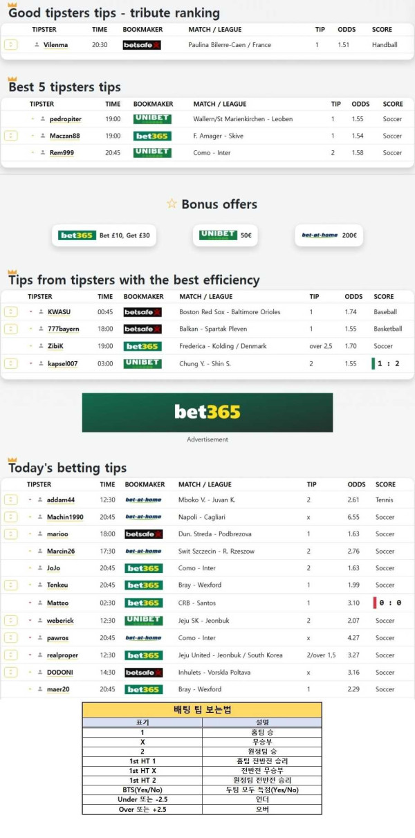 2025년5월23일 해외토탈베스트픽  올스티비