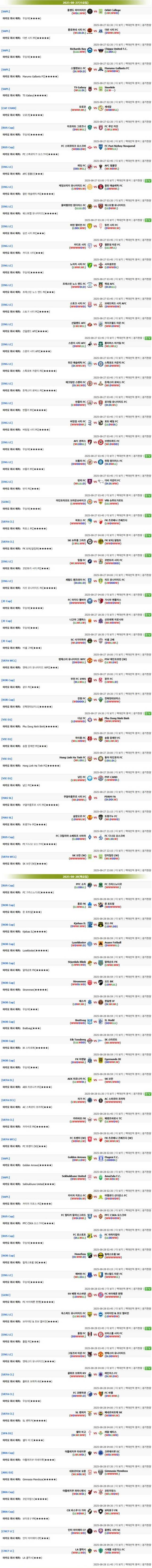 2025년8월27일 ~ 28일 마카오예측  올스티비