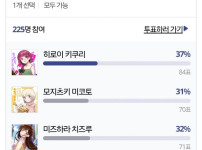 선택 난이도 MAX라는 씹덕들 신부후보 고르기