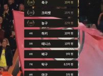 세계에서 가장 팬이 많은 스포츠 TOP 10