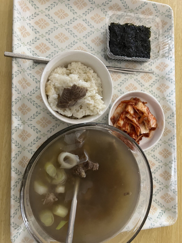 겨울대비 갈비탕 구매완료