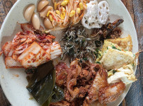 현장 근처 한식 부페