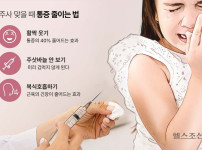 주사 맞을 때 통증 줄이는 법