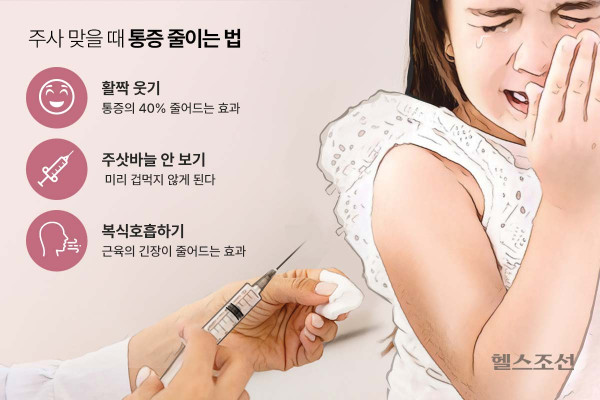 주사 맞을 때 통증 줄이는 법