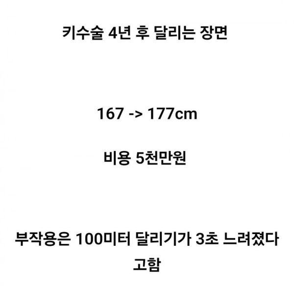 키 10cm 늘린 일본의사