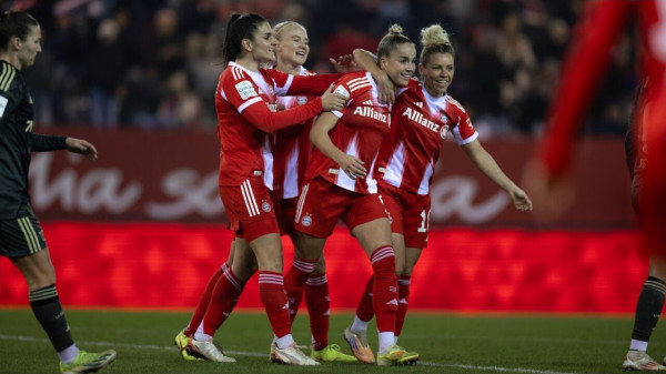 바이에른 여자팀, 우니온 상대로 4대0 완승