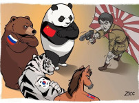 중일 외교전에 중국 만평근황