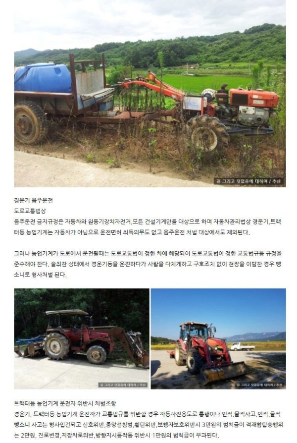 막걸리 마신 후 운전해도 법에 안 걸림