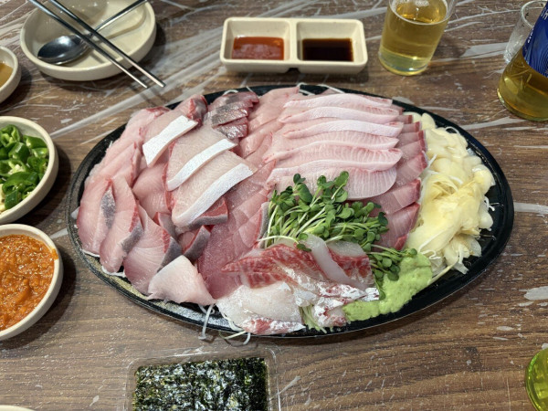 저번주에 먹은 방어