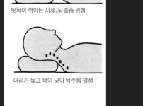 수면자세별 위험성