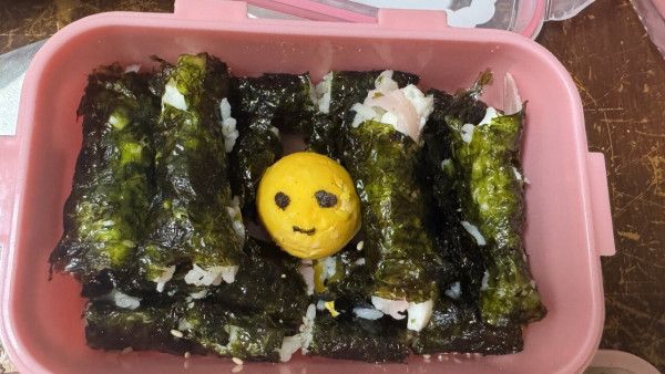 급하게 준비한 첫째의 도시락