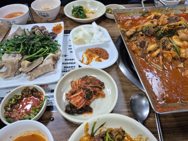 순대곱창볶음
