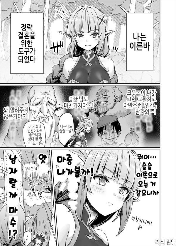 개허접 엘프 기사와 약혼자